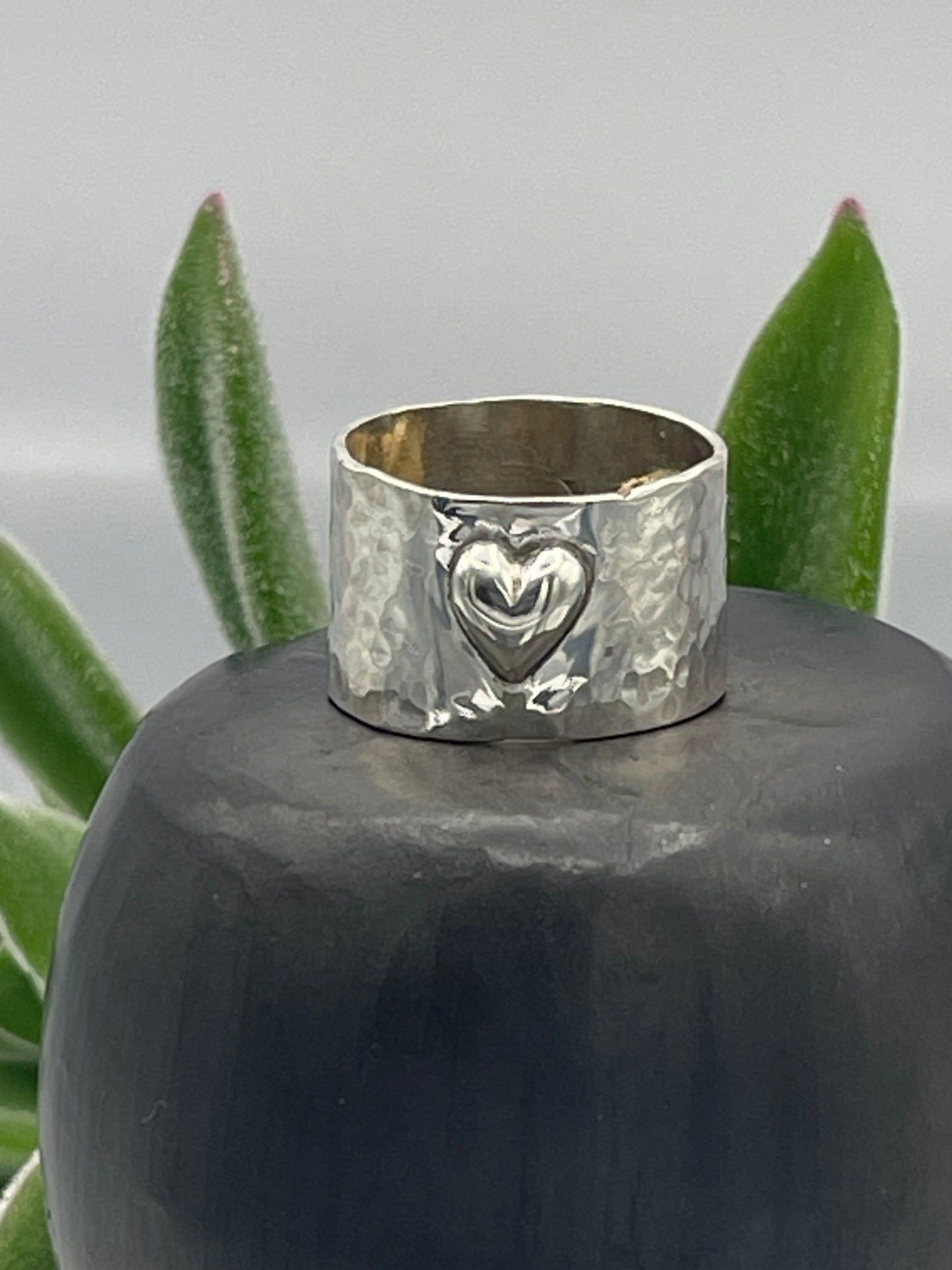 Heart of Silver Ring