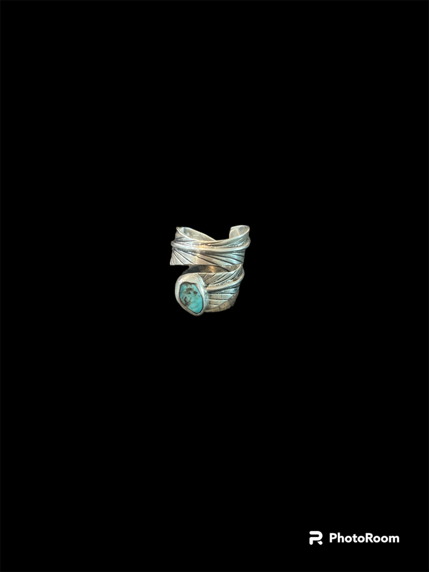 Feathers to a Blue Bird Ring