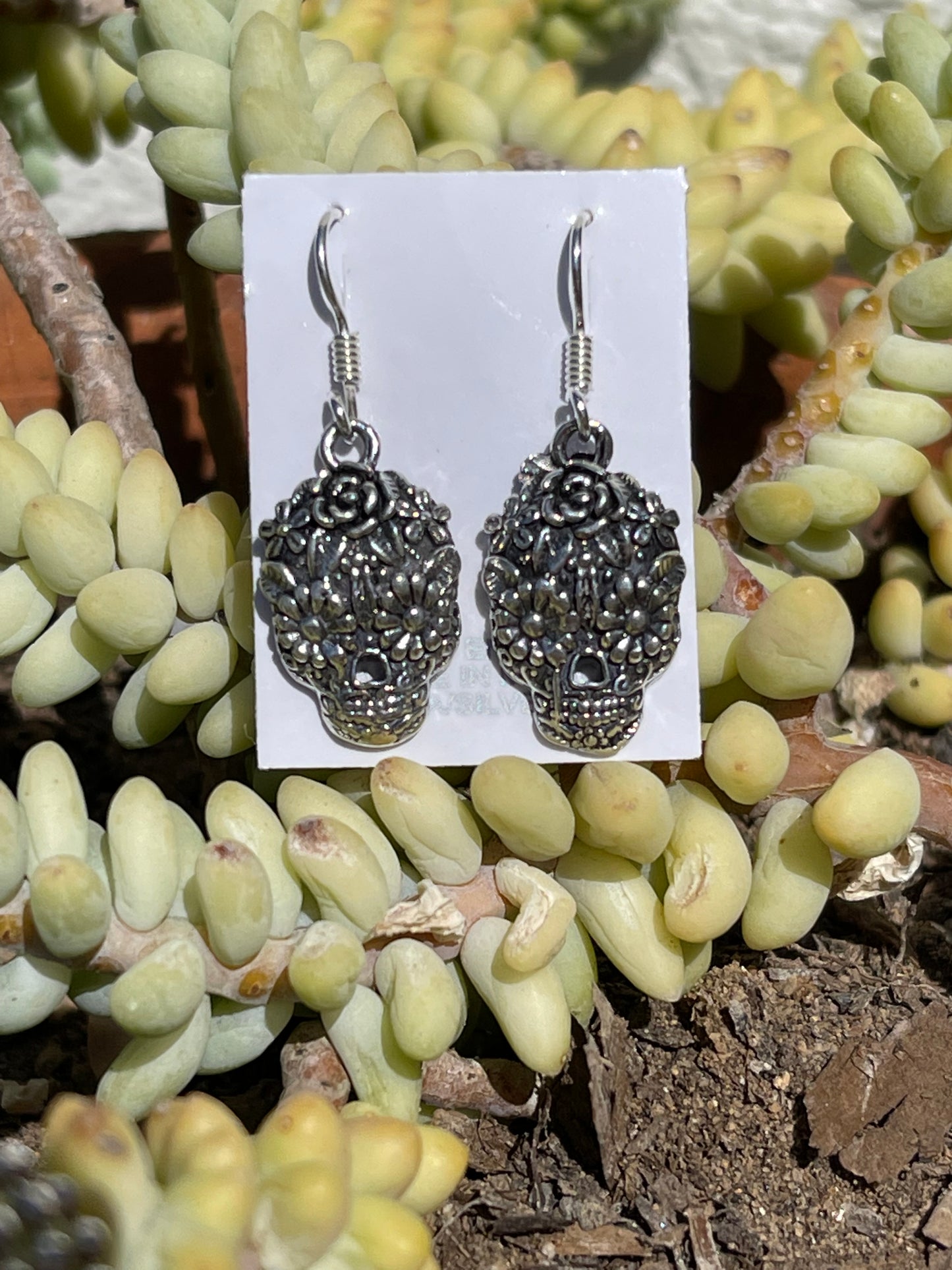 Dia De Los Muertos Dangle Earrings