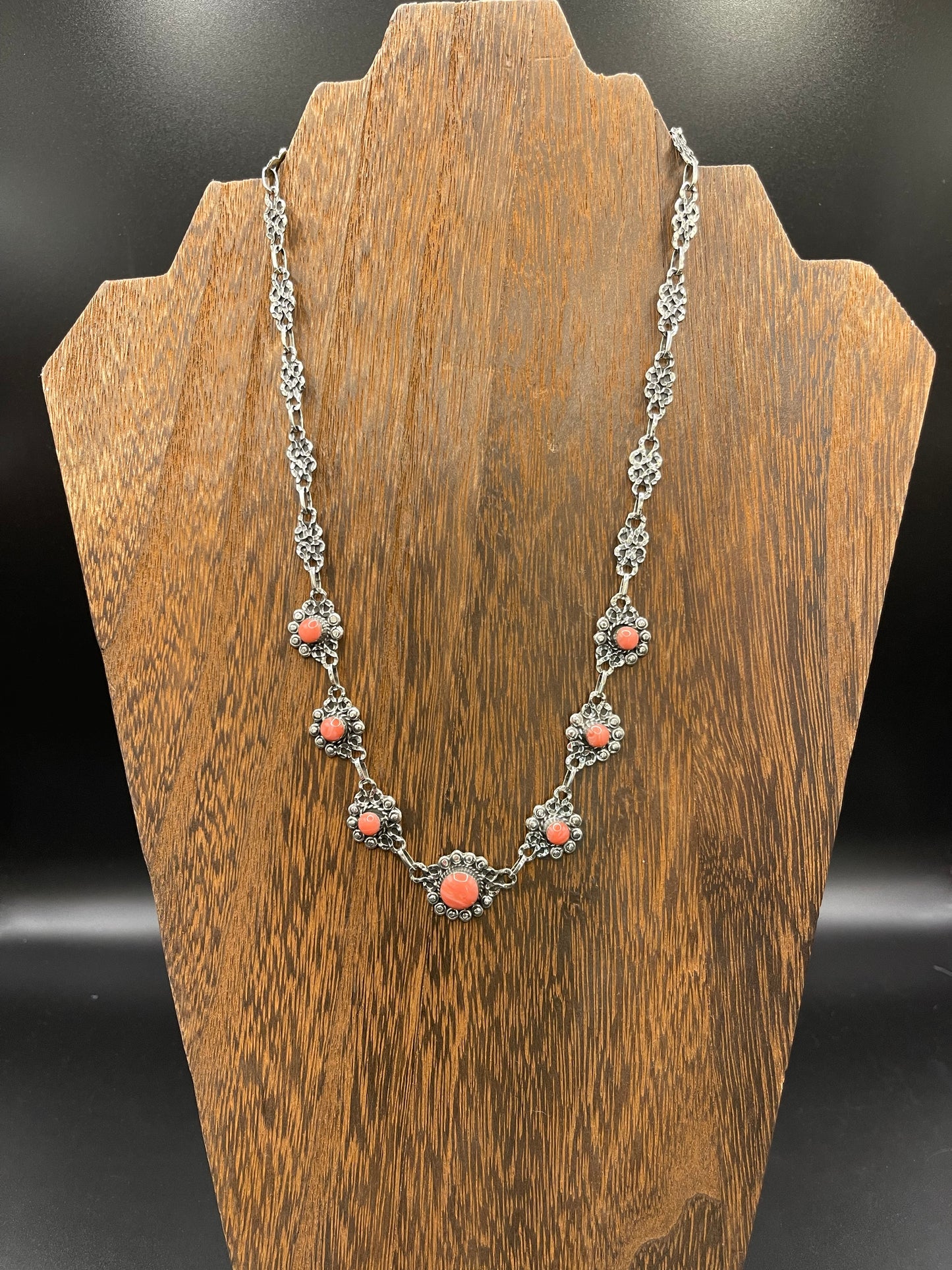 Coral Stone Necklace
