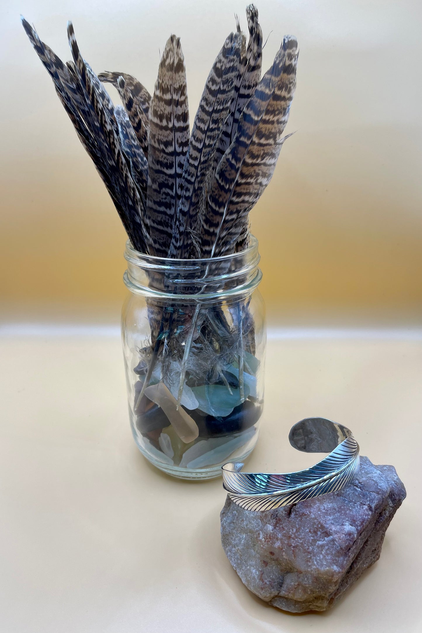 Band of Feathers Cuff