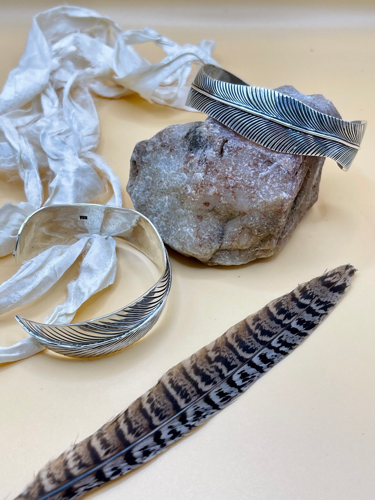 Band of Feathers Cuff