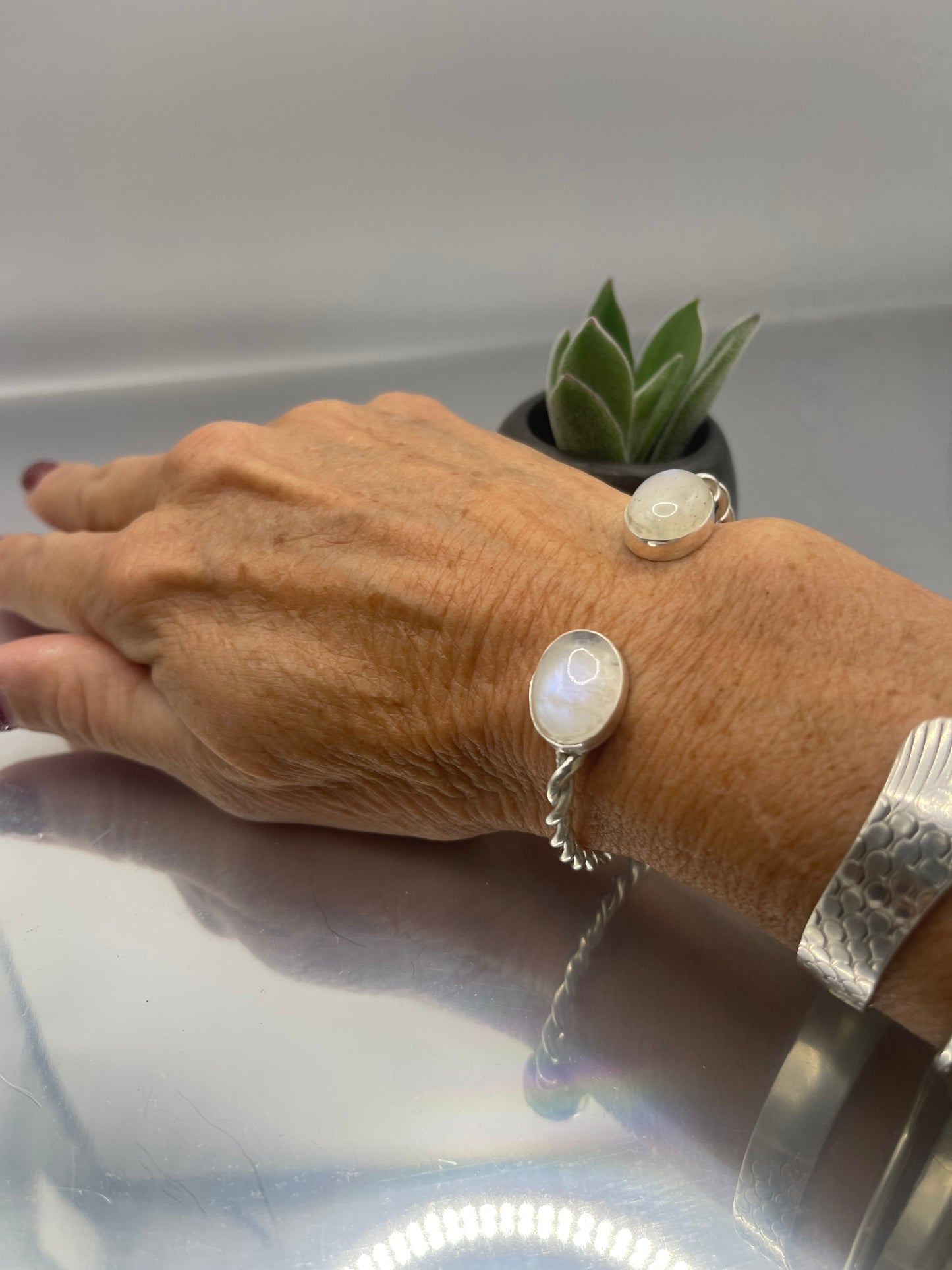 Twisted Moon Cuff
