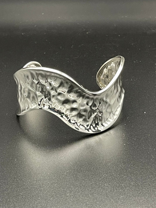 Hammered Wave Cuff