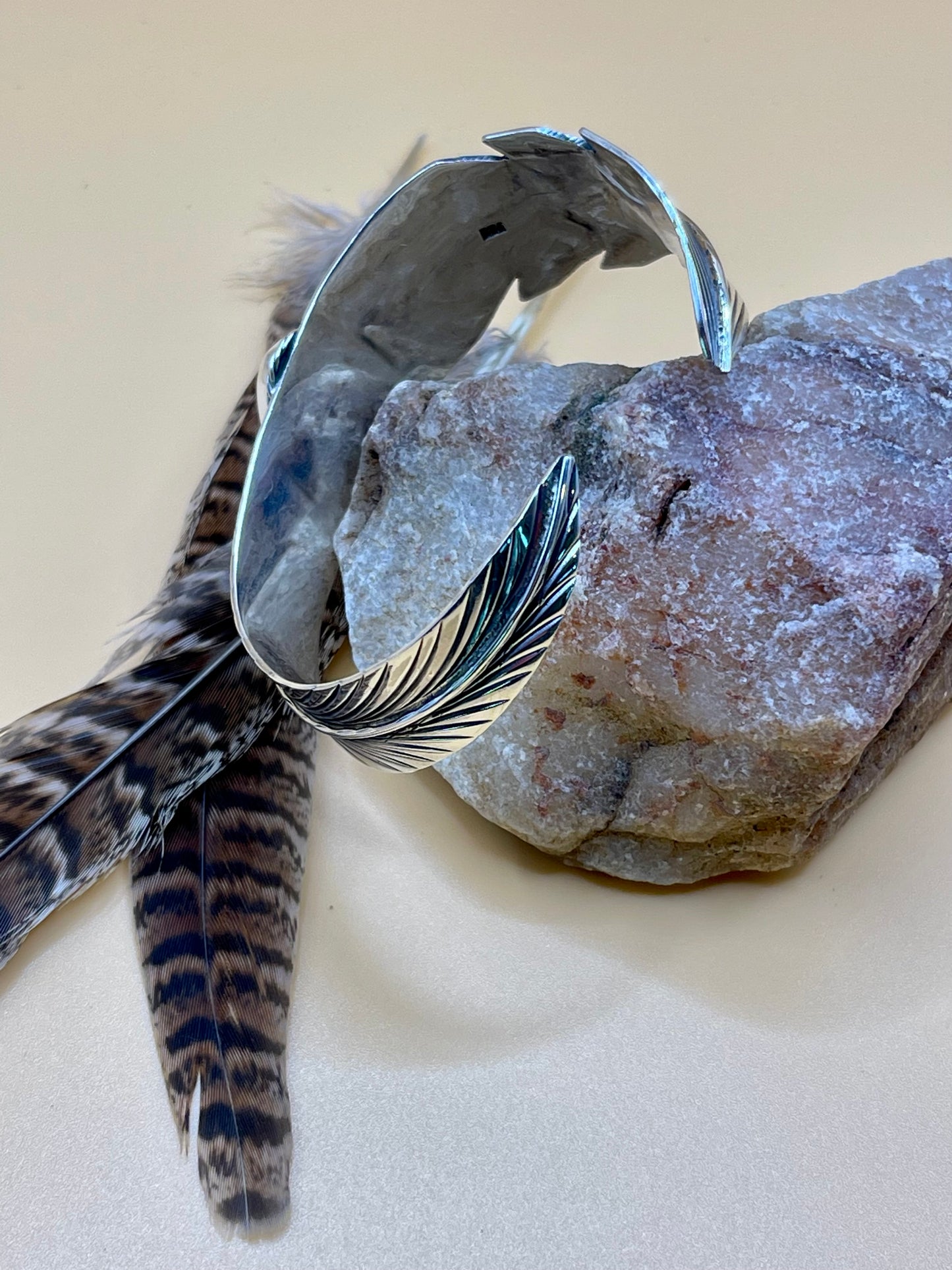 See~Bird Turquoise Cuff